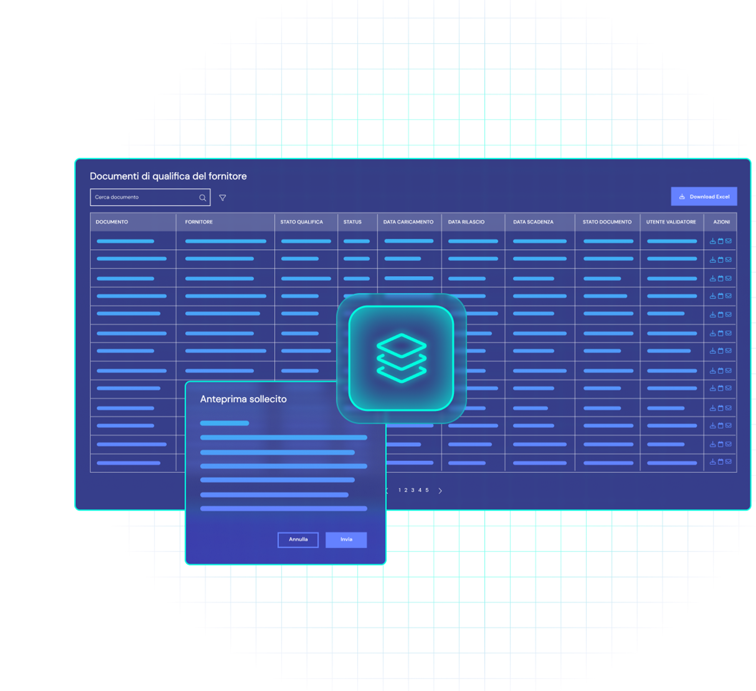 Document management screen